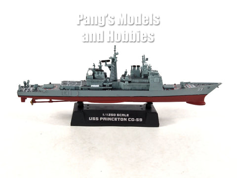 USS Princeton CG-59 Guided Missile Cruiser - US NAVY 1/1250 Scale Plastic Model by Easy Model