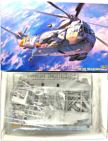 SH-3 SH-3H Sea King Anti-Submarine Helicopter - US NAVY 1/48 Scale Plastic Model Kit (Assembly Required) by Hasegawa