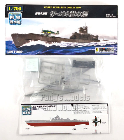 I-400 Sentoku Class Submarine - Imperial Japanese Navy - 1/700 Scale Model Kit Assembly Needed - Doyusha