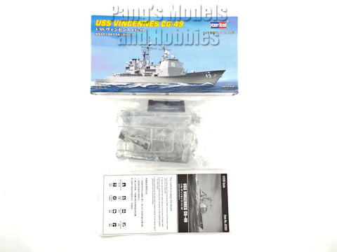 USS Vincennes CG-49 Guided Missile Cruiser 1/1250 Scale Model Kit Assembly Needed - Hobby Boss