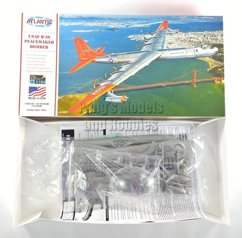 Convair B-36 Peacemaker Bomber USAF 1/184 Scale Plastic Model Kit (Assembly Required) by Atlantis