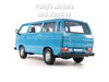 Volkswagen VW T3 - Type 2 Bus Van - BLUE - 1/24 Diecast Metal Model by Motormax