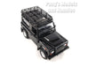 Land Rover Defender with Roof Rack and Snorkel Kit - Black - 1/24 Scale Diecast Car Model by Welly