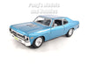 1970 Chevrolet Nova SS - Blue - 1/24 Scale Diecast Metal Car Model by Maisto