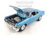 1970 Chevrolet Nova SS - Blue - 1/24 Scale Diecast Metal Car Model by Maisto