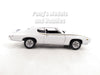 1969 Pontiac GTO "The Judge" - White - 1/24 Diecast Metal Model by Welly