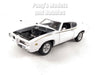 1969 Pontiac GTO "The Judge" - White - 1/24 Diecast Metal Model by Welly