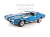 1969 Pontiac GTO "The Judge" - Blue - 1/24 Diecast Metal Model by Welly