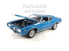 1969 Pontiac GTO "The Judge" - Blue - 1/24 Diecast Metal Model by Welly