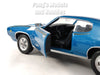 1969 Pontiac GTO "The Judge" - Blue - 1/24 Diecast Metal Model by Welly