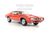 1969 Pontiac GTO "The Judge" - Red - 1/24 Diecast Metal Model by Welly