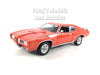 1969 Pontiac GTO "The Judge" - Red - 1/24 Diecast Metal Model by Welly