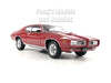 1969 Pontiac GTO "The Judge" - Burgundy - 1/24 Diecast Metal Model by Welly