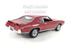 1969 Pontiac GTO "The Judge" - Burgundy - 1/24 Diecast Metal Model by Welly