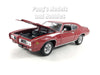 1969 Pontiac GTO "The Judge" - Burgundy - 1/24 Diecast Metal Model by Welly