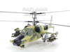 Kamov Ka-50 Black Shark, No 018 - Russian Air Force - 1/72 Scale Assembled and Painted Plastic Model by Easy Model