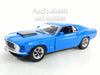 1970 Ford Mustang Boss 429 - Blue - 1/24 Diecast Metal Model by Motormax