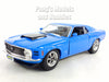 1970 Ford Mustang Boss 429 - Blue - 1/24 Diecast Metal Model by Motormax