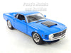 1970 Ford Mustang Boss 429 - Blue - 1/24 Diecast Metal Model by Motormax