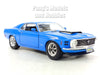 1970 Ford Mustang Boss 429 - Blue - 1/24 Diecast Metal Model by Motormax