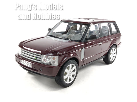 2002 Land Rover Range Rover (L322) Burgundy 1/24 Diecast Metal Model by Welly