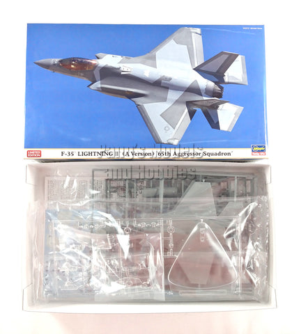 F-35 F-35A Lighting II 65th Aggressor Sqn - USAF - 1/72 Scale Plastic Model Kit (Assembly Required) by Hasegawa