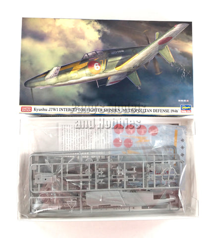 Kyushu J7W J7W1 Shinden - Metropolitan Defense 1946 - Japan 1/48 Scale Plastic Model Kit (Assembly Required) by Hasegawa