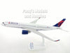 Airbus A350 A350-900 Delta Airlines "The Spirit of Delta" 1/200 Scale Model Airplane by Flight Miniatures