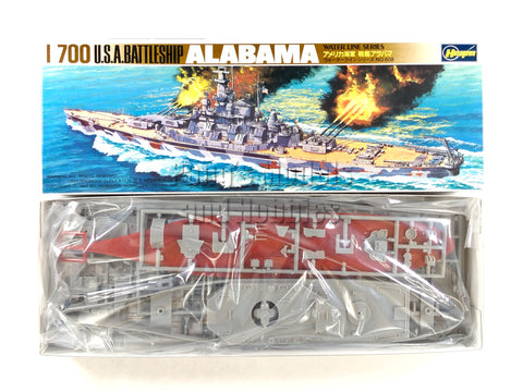 Battleship USS Alabama BB-60 US NAVY 1/700 Scale Plastic Model Kit - ASSEMBLY REQUIRED - Hasegawa