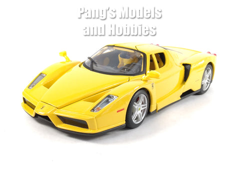 Ferrari Enzo - YELLOW - 1/24 Scale Diecast Model by Bburago