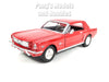 1964 1964.5 Ford Mustang Convertible Hard Top - RED - 1/24 Diecast Metal Model by Showcasts