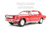 1964 1964.5 Ford Mustang Convertible Hard Top - RED - 1/24 Diecast Metal Model by Showcasts