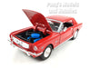 1964 1964.5 Ford Mustang Convertible Hard Top - RED - 1/24 Diecast Metal Model by Showcasts