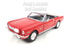 1964 1964.5 Ford Mustang Convertible Hard Top - RED - 1/24 Diecast Metal Model by Showcasts