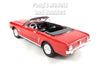 1964 1964.5 Ford Mustang Convertible Hard Top - RED - 1/24 Diecast Metal Model by Showcasts