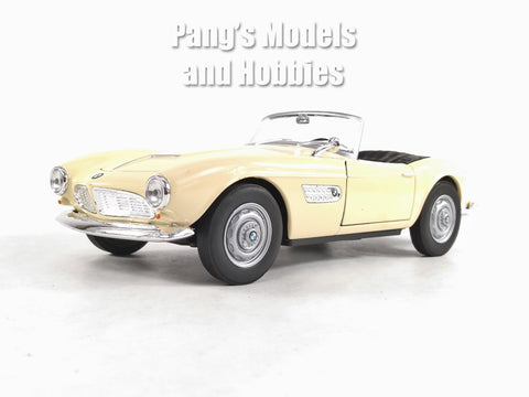 1956 BMW 507 - OFF WHITE - CREAM - 1/24 Diecast Metal Model by Welly