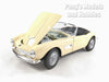 1956 BMW 507 - OFF WHITE - CREAM - 1/24 Diecast Metal Model by Welly