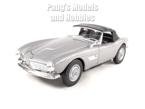 1956 BMW 507 - SILVER - 1/24 Diecast Metal Model by Welly