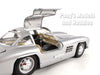 1954 Mercedes-Benz 300 SL - SILVER - 1/24 Scale Diecast Model by Bburago