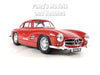 1954 Mercedes-Benz 300 SL - RED - 1/24 Scale Diecast Model by Bburago