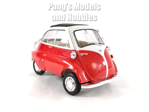 1955 BMW Isetta - RED - 1/24 Diecast Metal Model by Welly