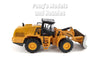 7.75 Inch Construction Vehicle - Wheel Loader with V Blade 1/48 Scale Diecast & Plastic Model