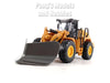 7.75 Inch Construction Vehicle - Wheel Loader with V Blade 1/48 Scale Diecast & Plastic Model