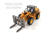 8 Inch Construction Vehicle - Wheel Loader with Pallet Fork 1/48 Scale Diecast & Plastic Model