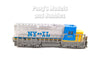 7 Inch Freight Locomotive Train NY - IL 1/120 Scale Diecast Model