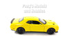 2018 Dodge Challenger SRT Hellcat Widebody - YELLOW - 1/24 Scale Diecast Model by Showcasts