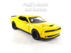 2018 Dodge Challenger SRT Hellcat Widebody - YELLOW - 1/24 Scale Diecast Model by Showcasts