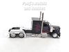 Kenworth W900 Extended Cab Truck with Custom Paint Job - BLACK - 1/43 Scale Model by NewRay