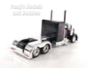 Kenworth W900 Extended Cab Truck with Custom Paint Job - BLACK - 1/43 Scale Model by NewRay