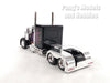 Kenworth W900 Extended Cab Truck with Custom Paint Job - BLACK - 1/43 Scale Model by NewRay